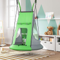 Outdoor and Indoor Kids Hanging Swing with Tent